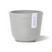 Ecopots Oslo Indoor/Outdoor Modern Recycled Plastic Flower Pot Planter in Gray/White | 4 H x 4.5 W x 4.5 D in | Wayfair 5413724325598