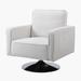 Armchair - Latitude Run® Upholstered Swivel Armchair Polyester in Brown | 32.3 H x 30.7 W x 29.2 D in | Wayfair BDC587CB75424613846336993321B2D3