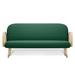 Latitude Run® Stretched Sofa Futon Cover Zipped Elastic Couch Bed Slipcover Furniture Protector in Green | 6 H x 60 W x 80 D in | Wayfair