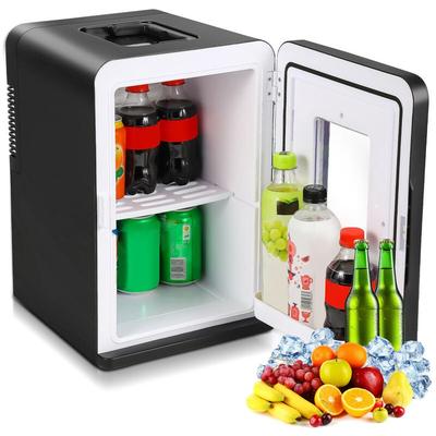 Swanew - Mini Frigo 15L /Mini Réfrigérateur 2 en 1 Fonction de Refroidissement et de Chauffage