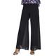 Alex Evenings Damen Straight Leg Dress Pant (Petite Regular Plus Size) Klassische Hose, Schwarzes Overlay, L