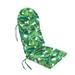 Mainstays Palm Leaves Outdoor Adirondack Chair Cushion Green 18 x 50