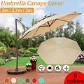 SHANNA 8.8ft 6 Ribs Outdoor Patio Umbrella Cover Canopy Replacement Cover Top (Cover Only Umbrella Frame not Included)