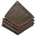 Shade Cloth 90% Sunblock Shade Cloth Net 20ft x 20 ft - Mocha Bulk UV Resistant Fabric Mesh for Greenhouse Shade Cloth Taped Edge