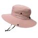 DxhmoneyHX Kids Wide Brim Mesh Bucket Sun Hat Boy Girl Toddler Sun Protection Hat Beach Play Hat Foldable Fishing Hat