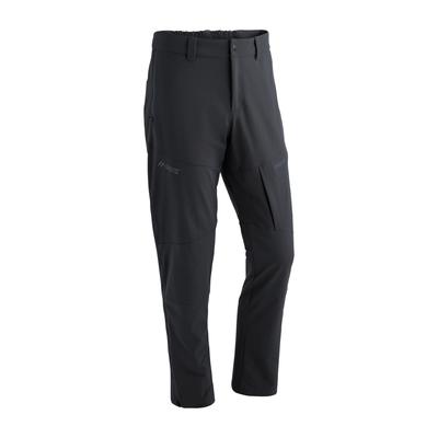 Outdoorhose MAIER SPORTS "Naturno Air M", Herren, Gr. 50, Normalgrößen, blau (schwarz), 91% Polyamid, 9% Elasthan, Hosen, Herren Funktionshose, robuste Trekking-Hose, 4 Taschen, Regular Fit Image
