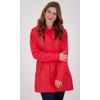 Softshellmantel DEPROC ACTIVE "PEAK ROBSON WOMEN", Damen, Gr. 34 (XS), rot, 96% Polyester; 4% Elastan mit TPU Membrane, casual, Langarm mit verstellbarem Klettverschluss, Mäntel, auch in Großen Größen erhältlich