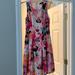 Nine West Dresses | Colorful Nine West Dress Sz 4 | Color: Green/Pink | Size: 4