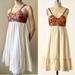 Anthropologie Dresses | Anthropologie Zehavale Norrbotten Dress Copper Red Pink Embroidery Beaded | Color: Red/White | Size: 4