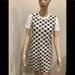 Tory Burch Dresses | Authentic Nwt Tory Burch Logo Lace T-Shirt Dress, Fully Lined | Color: Black/White | Size: Xs