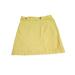 J. Crew Skirts | J Crew Jean Wrap Skirt Size 27 Yellow Mini | Color: Yellow | Size: 27