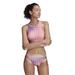 Adidas Swim | Adidas Women's Melbourne Upf 50+ Bikini Top | Color: Pink/Purple | Size: L