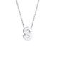 Elli Halskette Damen Buchstabe S Initialen Minimal Basic aus 925 Sterling Silber