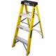 Excel Electricians Fibreglass 3 Step Ladder 1.03m Height - Heavy Duty 4 Treads ladder, foldable ladder, folding step ladder, lightweight step ladder, fibreglass step ladder