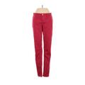 CALVIN KLEIN JEANS Jeans - Mid/Reg Rise Skinny Leg Denim: Red Bottoms - Women's Size 26 - Colored Wash