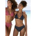Triangel-Bikini-Top S.OLIVER "Aiko" Gr. 34, Cup C/D, schwarz Damen Bikini-Oberteile Ocean Blue
