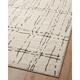 Gray/White 18 x 18 x 0.5 in Area Rug - Loloi II Darby Geometric Machine Woven Area Rug in Beige/Gray | 18 H x 18 W x 0.5 D in | Wayfair