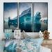 Latitude Run® Floating Majestic North American Iceberg IV Floating Majestic North American Iceberg IV - 3 Piece Print on Canvas in White | Wayfair