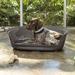 Tucker Murphy Pet™ Plastic Medium Dog Bed w/ Cushion Polyester in Brown | 8.7 H x 30.7 W x 22.08 D in | Wayfair C6A108B661BF4609B95C074637417412