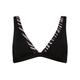 Lascana Bikini-Top Damen schwarz, 36C-D