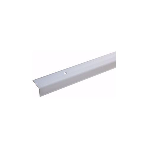 Acerto ® – Treppenwinkel Kantenprofil Kantenschutz Aluminium gebohrt silber 22x30mm 170cm