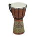 7 x 12 Brown Wood Handmade Djembe Drum Sculpture with Rope Accents by DecMode