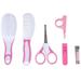 6pcs Convenient Daily Baby Nail Clipper Scissors Hair Brush Comb Manicure Care Kit Baby Nail Clipper Baby Hair Brush