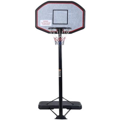 43" Gray Mix Basketball Hoop System Height Adjustable Basketball Hoop with Wheels