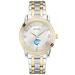 Men's Bulova Silver/Gold Hawaii Pacific Sharks Two-Tone Stainless Steel Watch