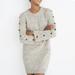 Madewell Dresses | Madewell Donegal Button-Sleeve Sweater Dress | Color: Gray | Size: Xs