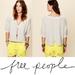 Free People Sweaters | Free People Cropped Speckled Sweatshirt, Flashdance Sz Medium | Color: Green/Pink | Size: M