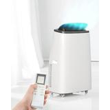 14 000 BTU Portable Air Conditioner Cools up to 700 Sq. Ft. LED Display Full-Function Built-in Dehumidifier Fan 3 in 1 A/C Unit with Remote Control for Home Office Dorm RV