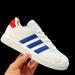 Adidas Shoes | Adidas Grand Court Big Boys Girls Casual Sneaker Size 5 White Blue Lace Up Shoes | Color: Blue/White | Size: 5b