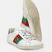 Gucci Shoes | Gucci Men's White Ace Sneakers | Color: White | Size: 7.5