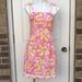 Lilly Pulitzer Dresses | Lilly Pulitzer Floral Dress | Color: Pink/Yellow | Size: 6