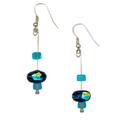 Anthropologie Jewelry | Anthropologie Boho Ocean Blue Earrings | Color: Blue/Silver | Size: Os