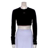 Adidas Tops | Adidas By Stella Mccartney Truestrength Cropped Long Sleeve Size Medium | Color: Black/Pink | Size: M