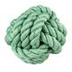 duvoplus, Seil aus Sweater, Ball, M, 14 x 14 x 14 cm, Grün, Spielzeug, Grün, Hund