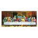 Needleart World Ladybug Embroidery Set The Last Supper, Cross Stitch Set Approx. 91 x 41 cm, Complete Set for Square Embroidery Plate, Craft Hobby for Adults and Children from 8 Years