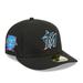 Men's New Era Black Miami Marlins 2023 MLB Father's Day Low Profile 59FIFTY Fitted Hat