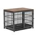 Tucker Murphy Pet™ Chamiya Pet Furniture Style Crate in White/Black | 29.3 H x 36 W x 25 D in | Wayfair C94AFD059EB045E5BD526E0AAFAA07D9