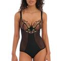 Freya Womens Loveland Bodysuit - Black Nylon - Size 30F