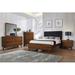 Millwood Pines Minden Upholstered Standard 4 Piece Bedroom Set Upholstered in Brown | 53.25 H x 86.5 W x 63 D in | Wayfair