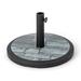 Arlmont & Co. Nazeerah Free Standing Umbrella Base Plastic/Resin in Black/Gray | 12.5 H x 19 W x 19 D in | Wayfair C1B6552DB9BA4B29ACC40455B756714C