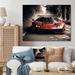 Latitude Run® Red Italian Lambo Sports Car Racing Wall Décor Metal in Gray/Red | 24 H x 32 W x 1 D in | Wayfair 598C1C4897AA4C42AEACF3BC83DEBF79