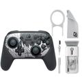 Pre-Owned Nintendo - Switch Pro Controller Monster Hunter Rise: Sunbreak Edition With Cleaning Electric kit Bolt Axtion Bundle (Refurbished: Like New)