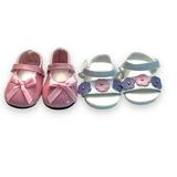 MBD Pink Mary Janes and Flower Sandals Fits 18 Inch Dolls-18 Inch Doll Clothes