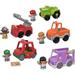 Fisher-Price MTTHJJ39 Little People Small Vehicle Assorted Playset Pack of 4