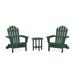 3-Piece Monterey Bay Folding Adirondack Set