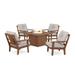 Prairie 5-Piece Deep Seating Set with Fire Pit Table